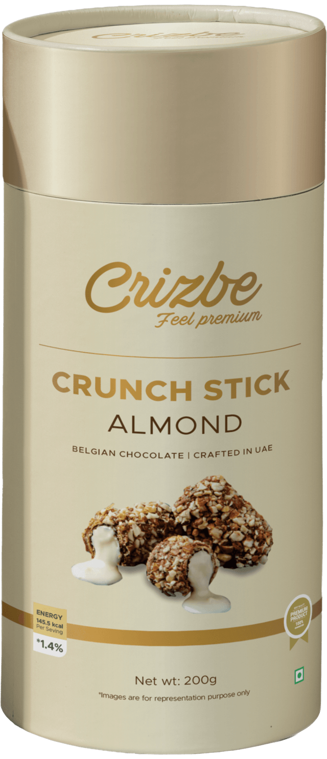 Crizbe Almond Premium Crunch Stick Bottle